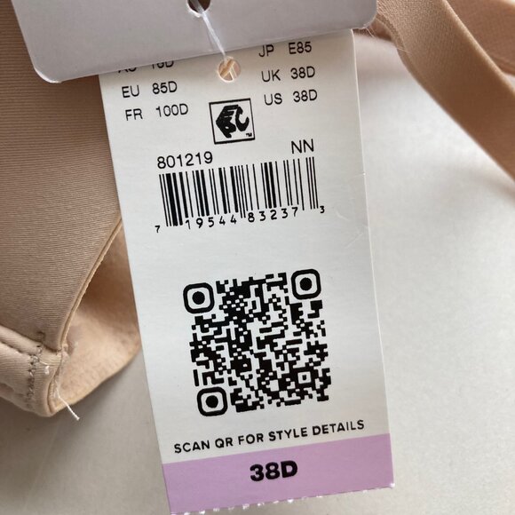 NWT WACOAL Red Carpet Strapless Shaping Bodybriefer 38D Sand 801219 - Picture 8 of 14